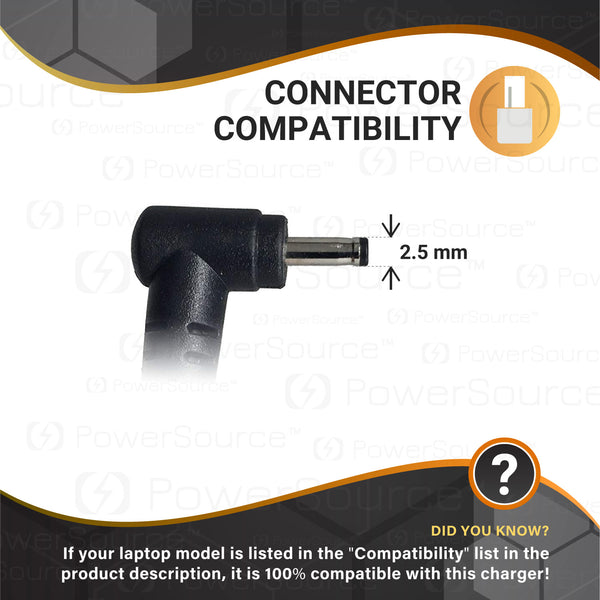 Samsung 40W 26W Laptop Charger Power Supply Cord